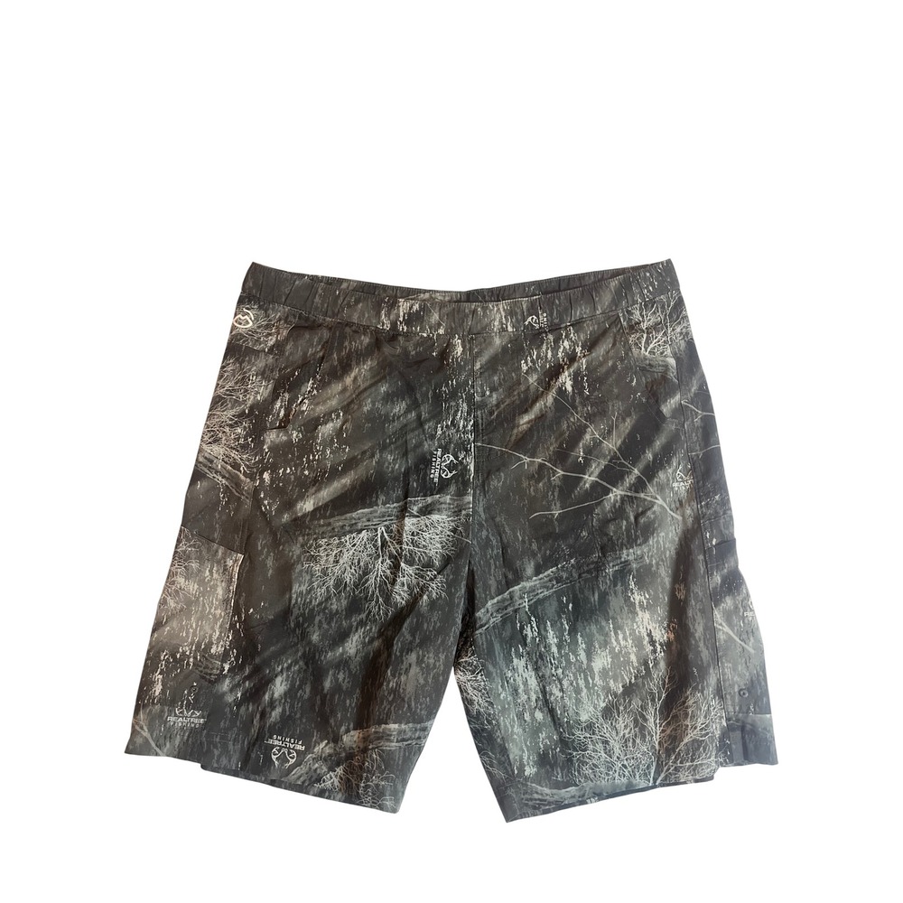 Magellan Outdoors Fish‎ Gear Realtree Fishing Camo Shorts Mens Large Water Repel